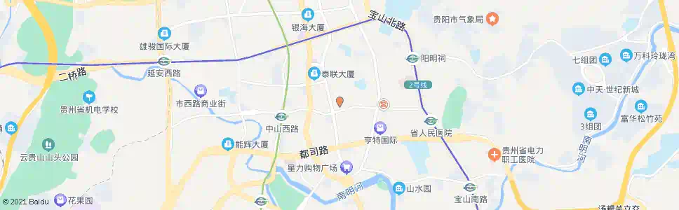 贵阳小十字_公交站地图_贵阳公交_妙搜公交查询2025