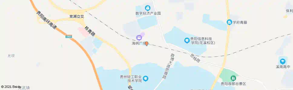 贵阳大学城_公交站地图_贵阳公交_妙搜公交查询2025