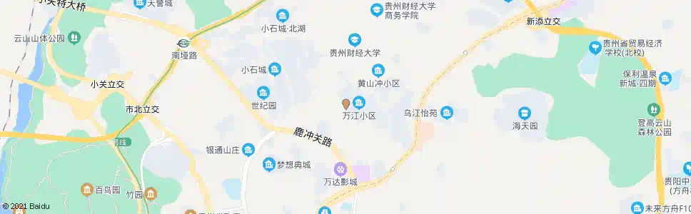 贵阳万江小区_公交站地图_贵阳公交_妙搜公交查询2025