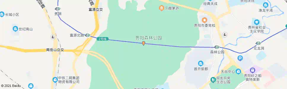 贵阳森林公园_公交站地图_贵阳公交_妙搜公交查询2025