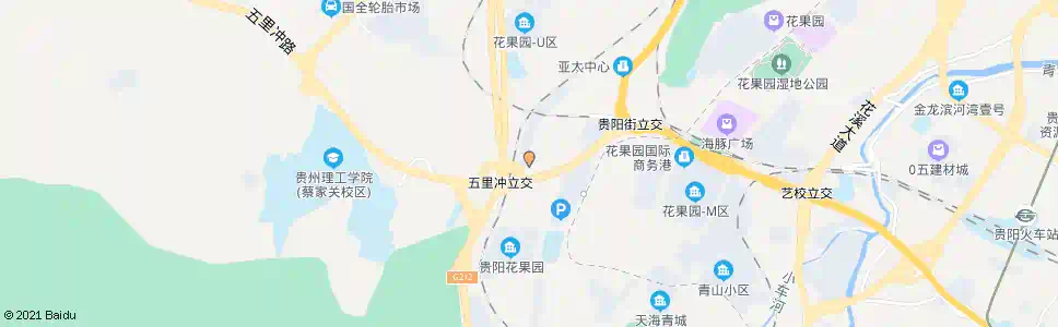 贵阳小车河路(中)_公交站地图_贵阳公交_妙搜公交查询2025