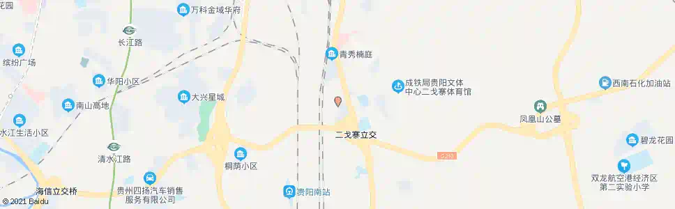 贵阳二戈寨_公交站地图_贵阳公交_妙搜公交查询2025