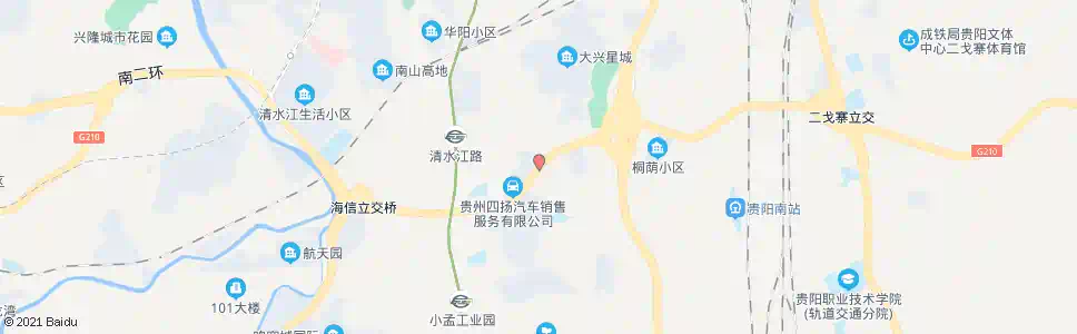 贵阳交警五大队_公交站地图_贵阳公交_妙搜公交查询2025