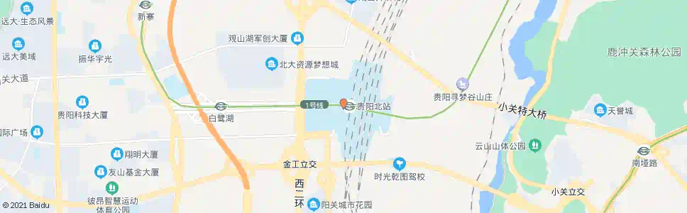 贵阳甲秀北路_公交站地图_贵阳公交_妙搜公交查询2025