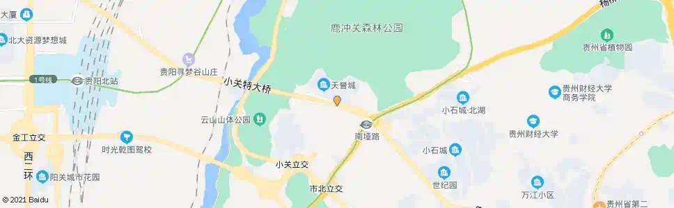 贵阳鹿冲关公园_公交站地图_贵阳公交_妙搜公交查询2025