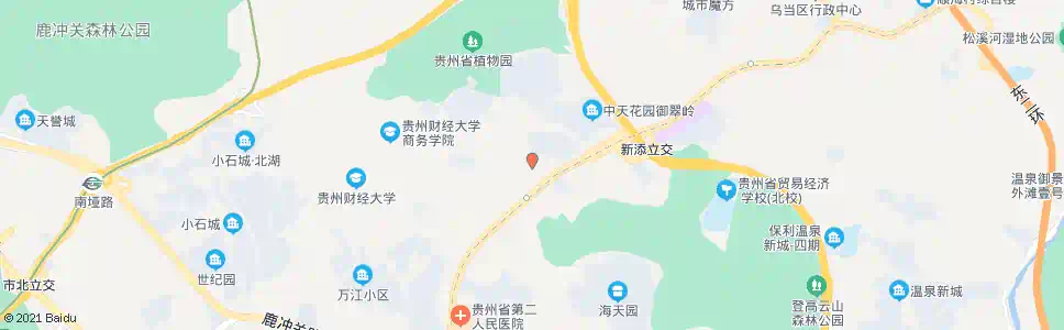 贵阳中天花园_公交站地图_贵阳公交_妙搜公交查询2025