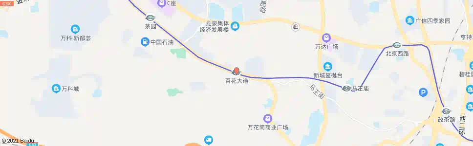 贵阳百花大道_公交站地图_贵阳公交_妙搜公交查询2025
