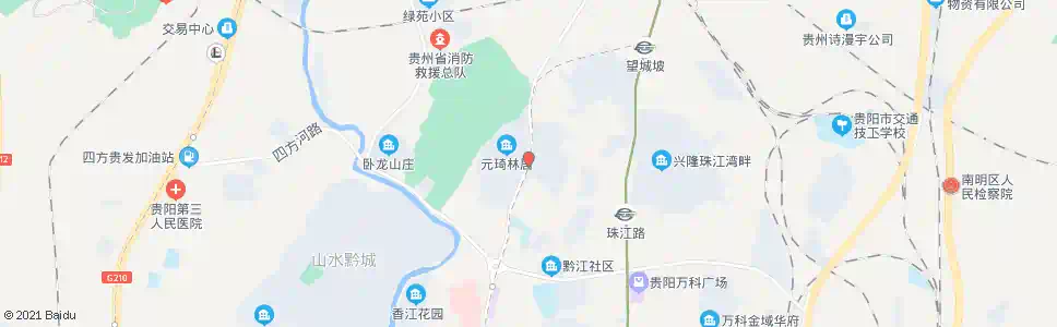 贵阳黔江路_公交站地图_贵阳公交_妙搜公交查询2025