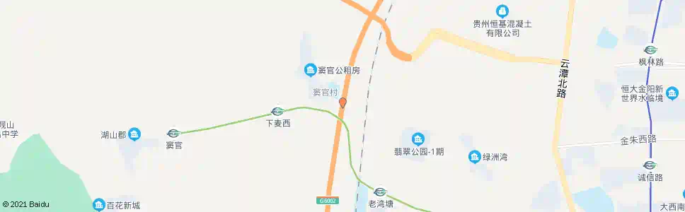 贵阳朱显路口_公交站地图_贵阳公交_妙搜公交查询2025