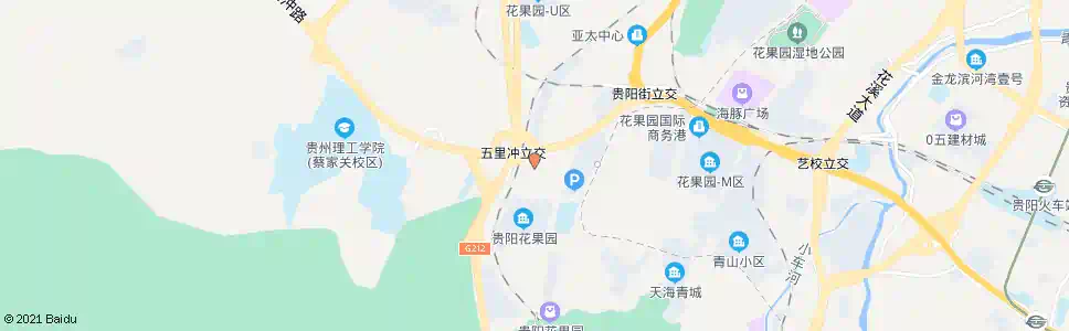 贵阳小车河路(南)_公交站地图_贵阳公交_妙搜公交查询2025