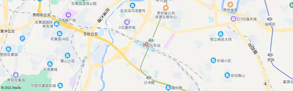 贵阳解放南路口_公交站地图_贵阳公交_妙搜公交查询2025