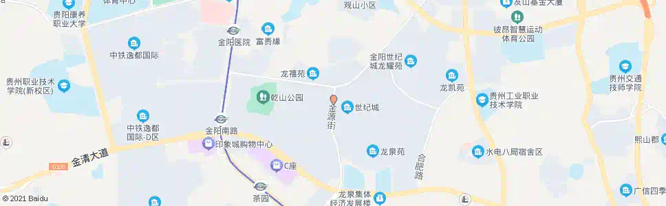 贵阳金园路口_公交站地图_贵阳公交_妙搜公交查询2025