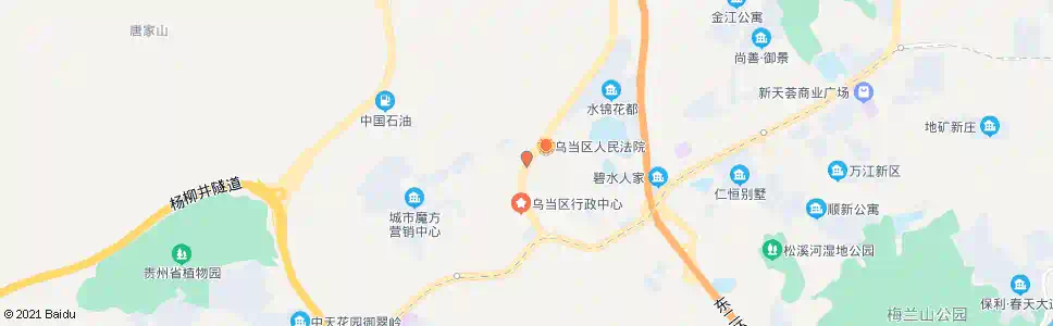 贵阳乌当行政中心_公交站地图_贵阳公交_妙搜公交查询2025