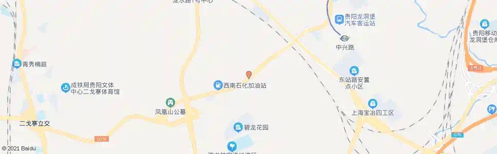 贵阳白腊山_公交站地图_贵阳公交_妙搜公交查询2025