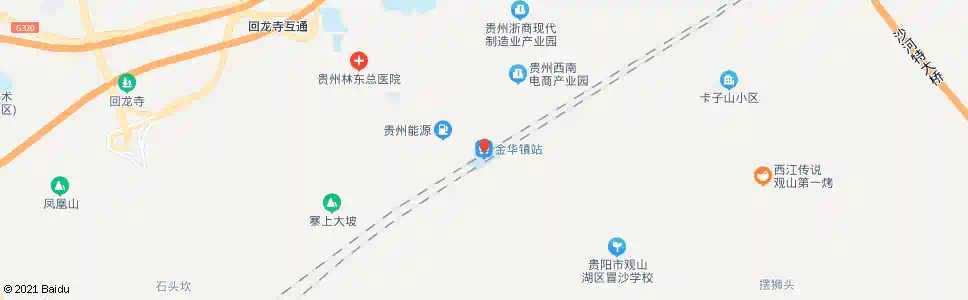 贵阳金华镇_公交站地图_贵阳公交_妙搜公交查询2025