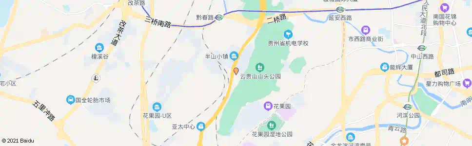 贵阳松花路_公交站地图_贵阳公交_妙搜公交查询2025