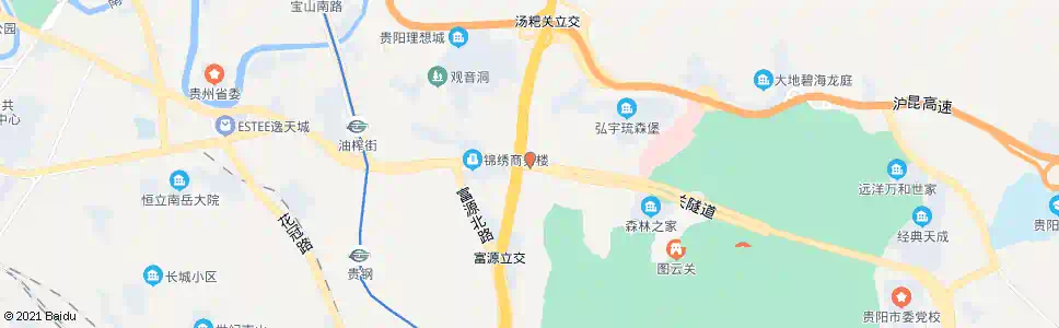贵阳园林路口_公交站地图_贵阳公交_妙搜公交查询2025