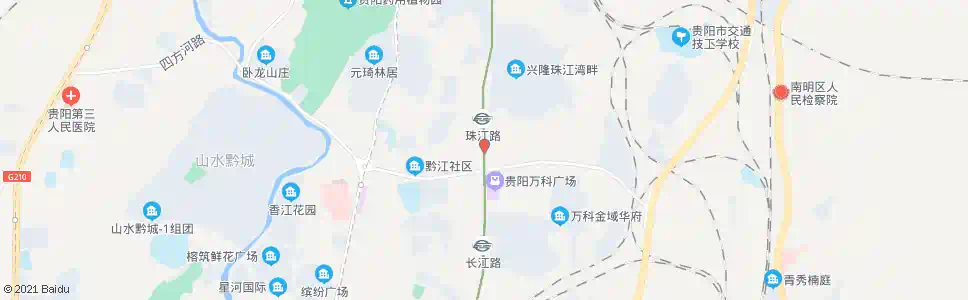 贵阳珠江路口_公交站地图_贵阳公交_妙搜公交查询2025