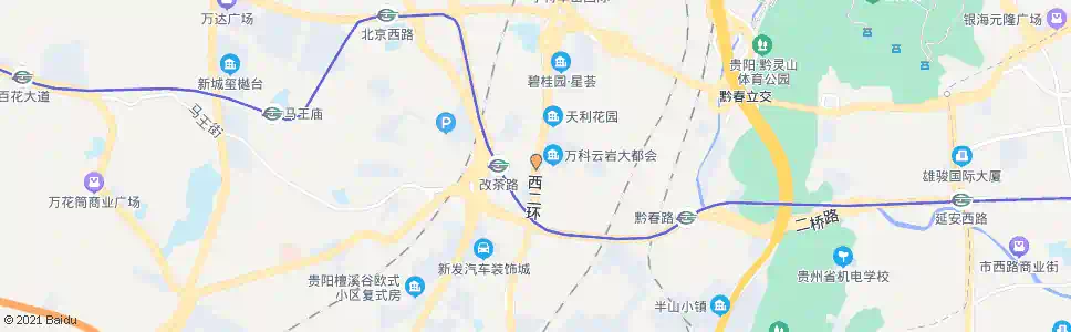 贵阳三桥农资中心_公交站地图_贵阳公交_妙搜公交查询2025