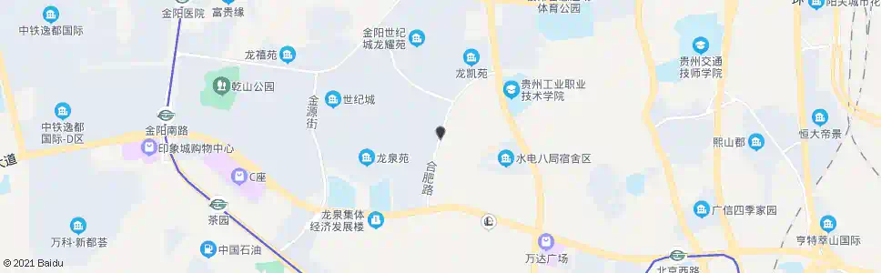 贵阳合肥路_公交站地图_贵阳公交_妙搜公交查询2025