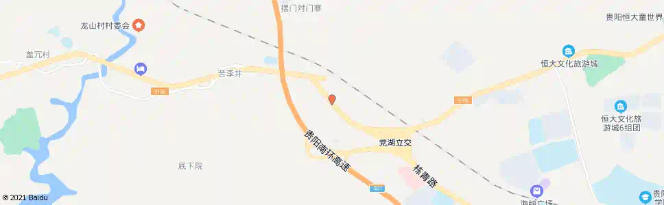 贵阳摆门村_公交站地图_贵阳公交_妙搜公交查询2025