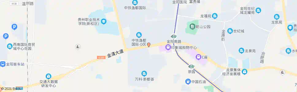 贵阳金清大道口_公交站地图_贵阳公交_妙搜公交查询2025