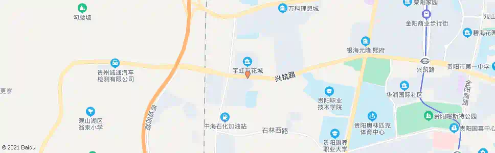 贵阳斗篷山_公交站地图_贵阳公交_妙搜公交查询2025