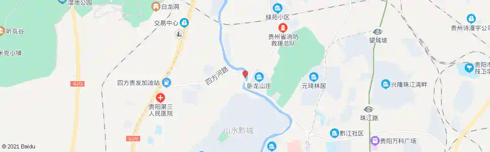 贵阳四方河_公交站地图_贵阳公交_妙搜公交查询2025