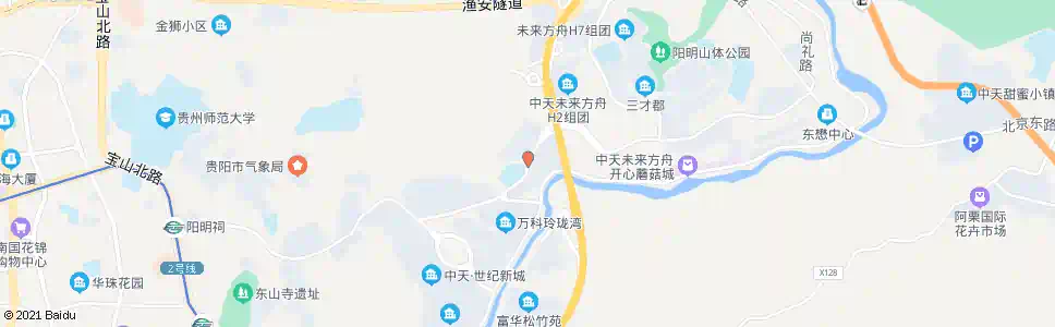 贵阳渔安新城_公交站地图_贵阳公交_妙搜公交查询2025