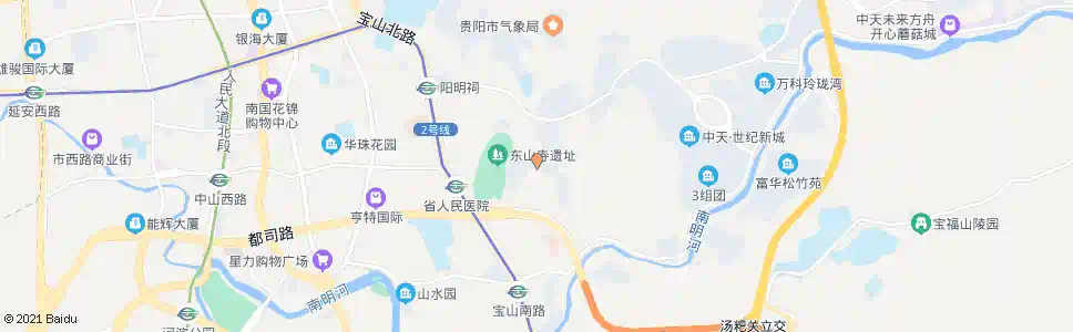 贵阳月亮岩教师新村_公交站地图_贵阳公交_妙搜公交查询2025