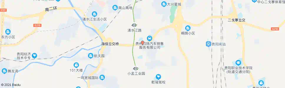 贵阳一八三厂_公交站地图_贵阳公交_妙搜公交查询2025