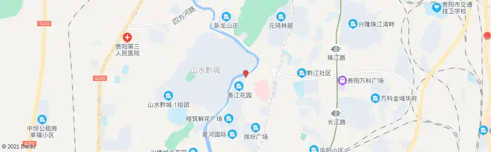 贵阳香江酒店_公交站地图_贵阳公交_妙搜公交查询2025