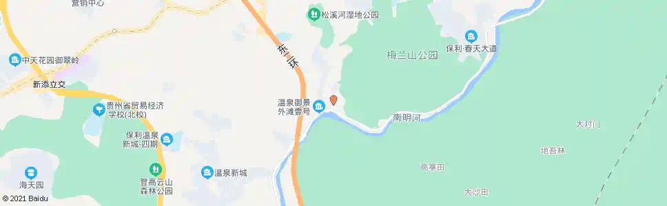 贵阳贵御温泉_公交站地图_贵阳公交_妙搜公交查询2025