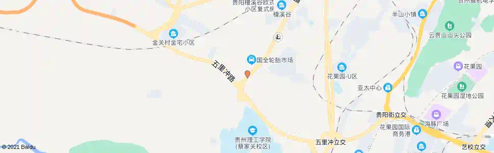 贵阳贵黄交警支队_公交站地图_贵阳公交_妙搜公交查询2025