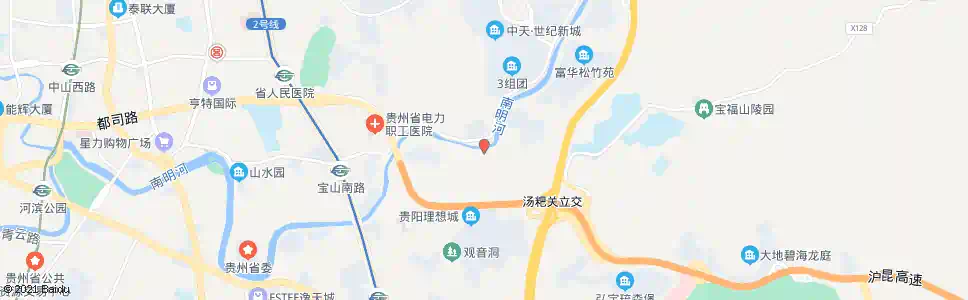 贵阳红岩路(南岸)_公交站地图_贵阳公交_妙搜公交查询2025