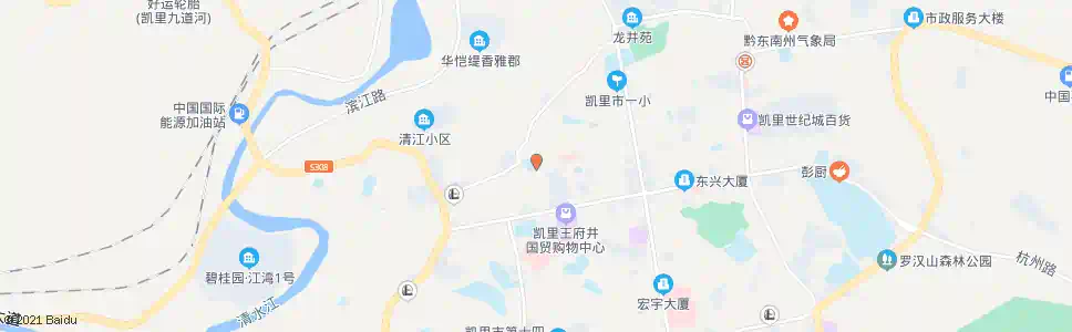 黔东南凯里五小_公交站地图_黔东南公交_妙搜公交查询2025