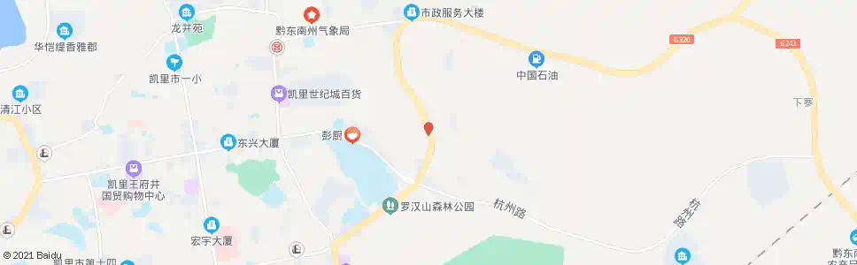 黔东南忠德园巷口_公交站地图_黔东南公交_妙搜公交查询2025
