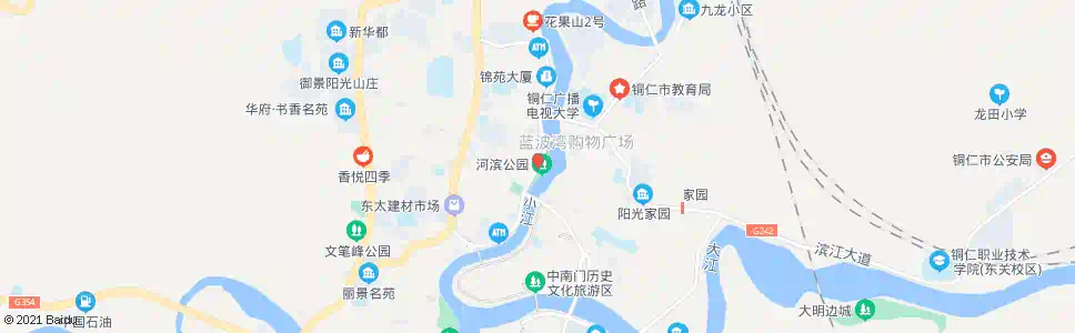 铜仁河滨公园_公交站地图_铜仁公交_妙搜公交查询2025