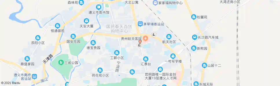 遵义乌江大厦_公交站地图_遵义公交_妙搜公交查询2025