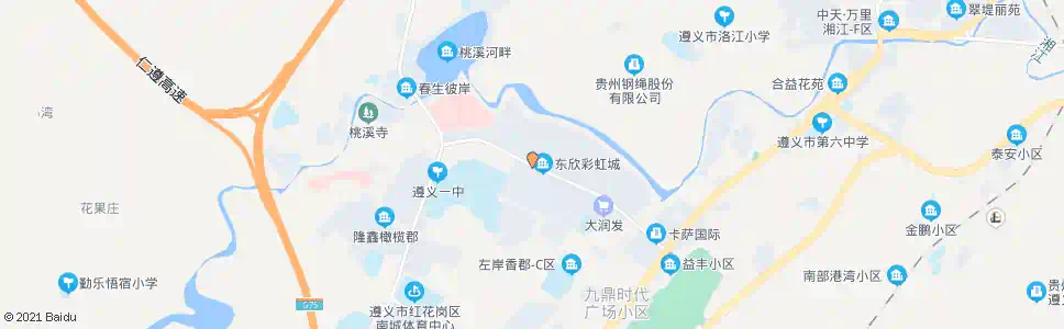 遵义东欣大道_公交站地图_遵义公交_妙搜公交查询2025