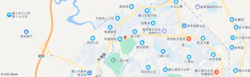 遵义汇川体育馆_公交站地图_遵义公交_妙搜公交查询2025
