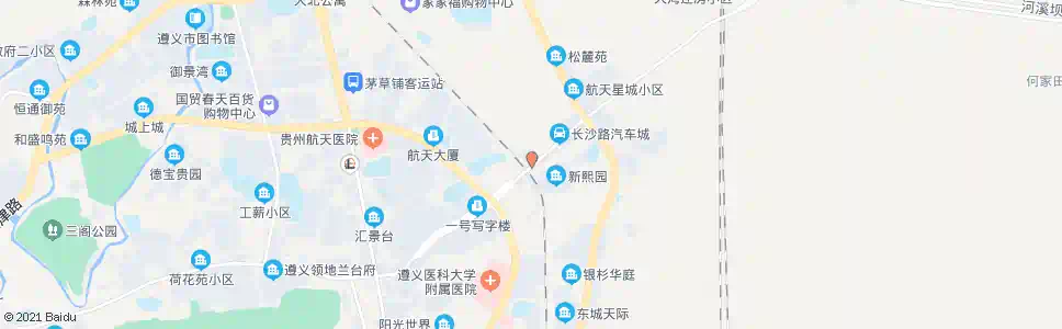 遵义长沙路_公交站地图_遵义公交_妙搜公交查询2025