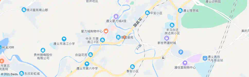遵义翠堤丽苑_公交站地图_遵义公交_妙搜公交查询2025
