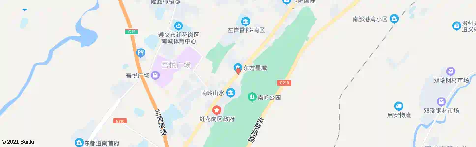 遵义南岭公园_公交站地图_遵义公交_妙搜公交查询2025