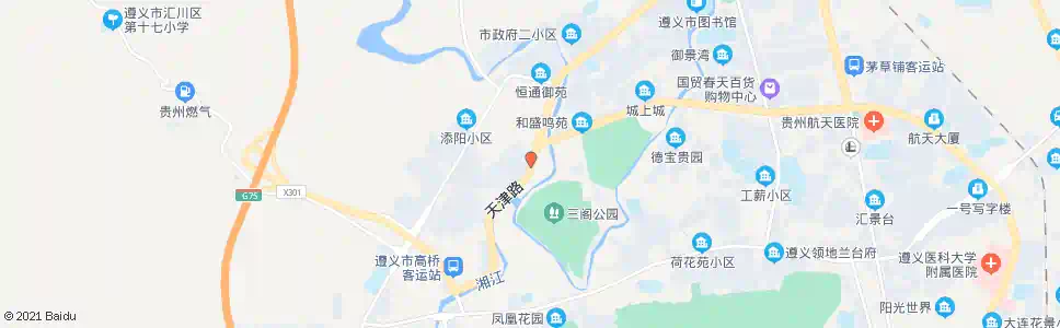 遵义天仪厂_公交站地图_遵义公交_妙搜公交查询2025