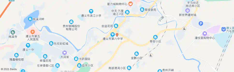 遵义南关法庭_公交站地图_遵义公交_妙搜公交查询2025