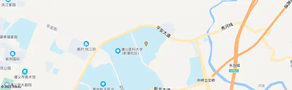 遵义中医学校_公交站地图_遵义公交_妙搜公交查询2025