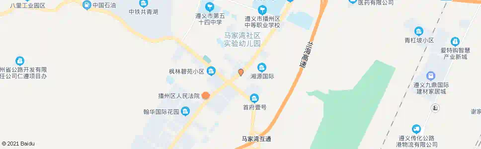 遵义马家湾_公交站地图_遵义公交_妙搜公交查询2025