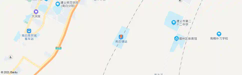 遵义南白_公交站地图_遵义公交_妙搜公交查询2025