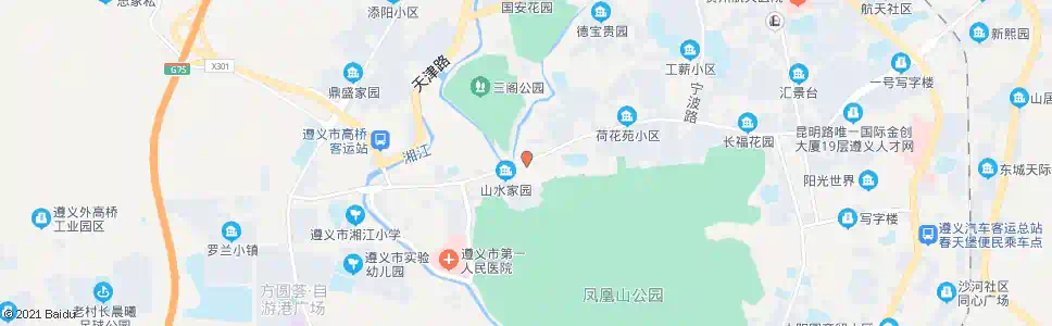遵义上海路办事处_公交站地图_遵义公交_妙搜公交查询2025